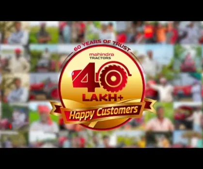 Thanks to the trust of 40 lakh farmers | Mahindra Tractors